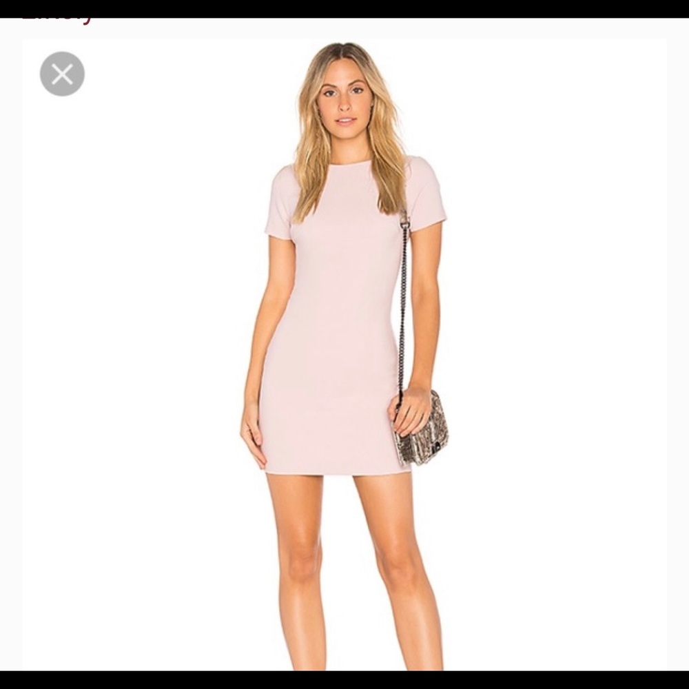 Pink likely dress